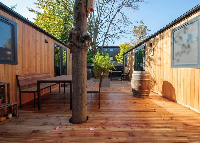 度假居 Racoon - Aussergewoehnliches Tinyhauserlebnis Beim Reptilienzoo Reptilium 朗道因德普法尔茨