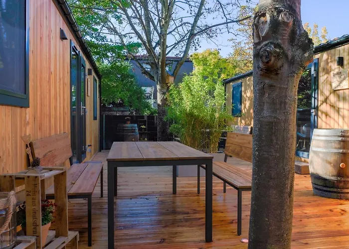 度假居 Racoon - Aussergewoehnliches Tinyhauserlebnis Beim Reptilienzoo Reptilium 朗道因德普法尔茨